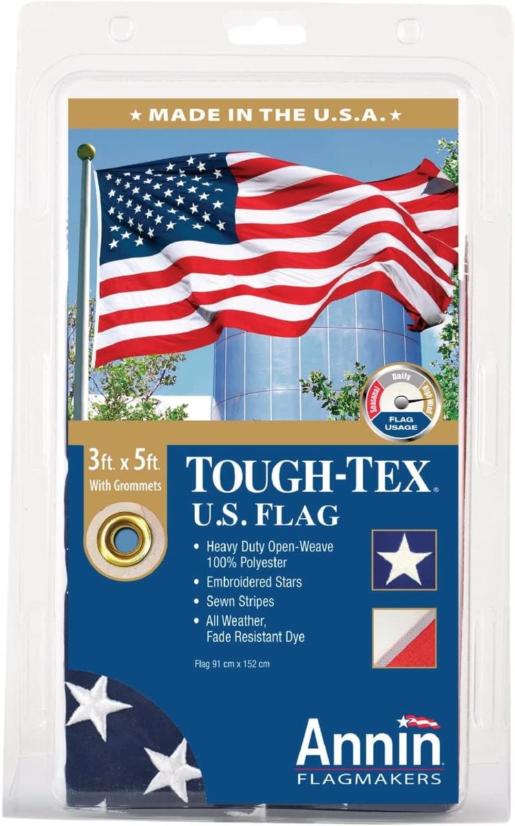 Annin Flagmakers 182005 3x5 Tough Tex US Flag