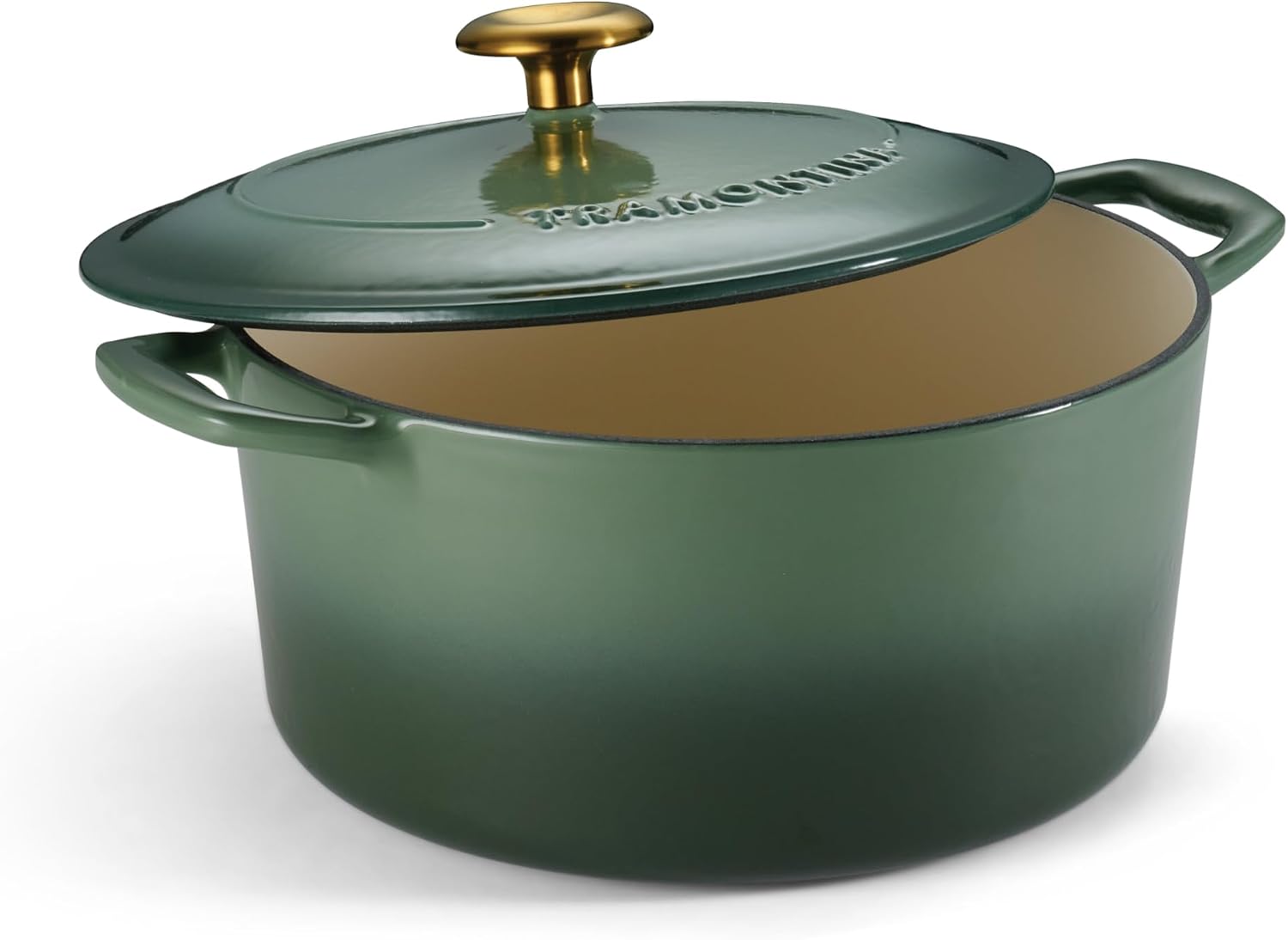 Tramontina Bestow Enameled Cast Iron 4-Qt Braiser Pan with Lid, Blue | Oven-to-Table Casserole Dish, Great for Shallow Braises & Simmers