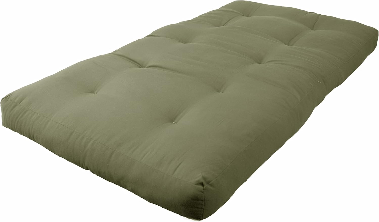 Blazing Needles Renewal 6" Twill Futon Mattress, Queen, Sage