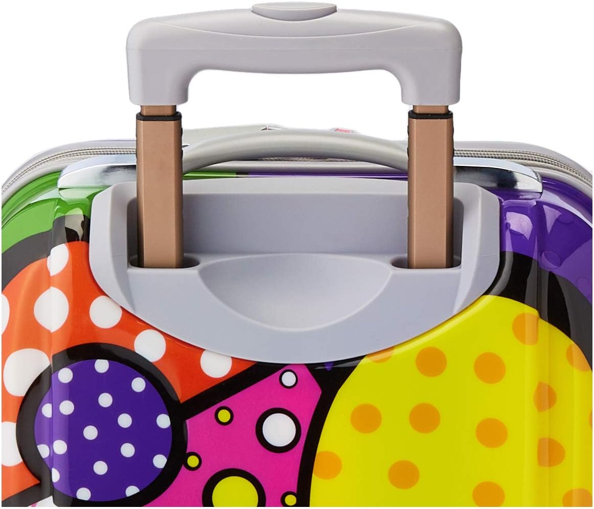 Rockland Vision Hardside 3 Piece Spinner Wheel Luggage Set, (20"/24"/28"), Love