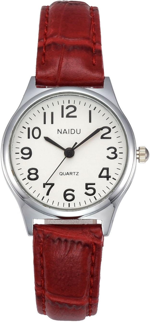 MANIFO Women’s Classical Arabic Numerals Analog Quartz Wrist Watch, 3 ATM Water Resistant