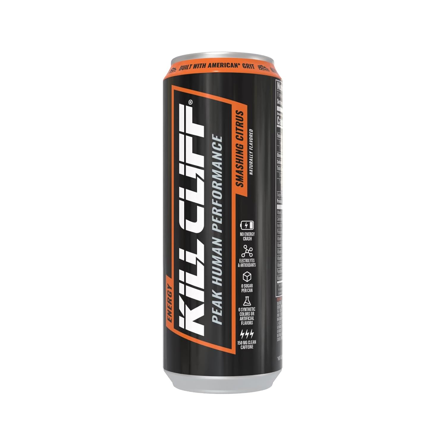 Kill Cliff Energy Drink - Sugar Free - Smashing Citrus 12 oz 12 Pack
