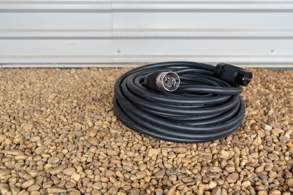 Southwire Power Distribution Extension Cord - Splits 50-Amp Service into Dual Feeds - Flexible Jacket - Oil & Moisture Resistant - WC596 Grade - 6/3 & 8/1 STOW - 50 Foot