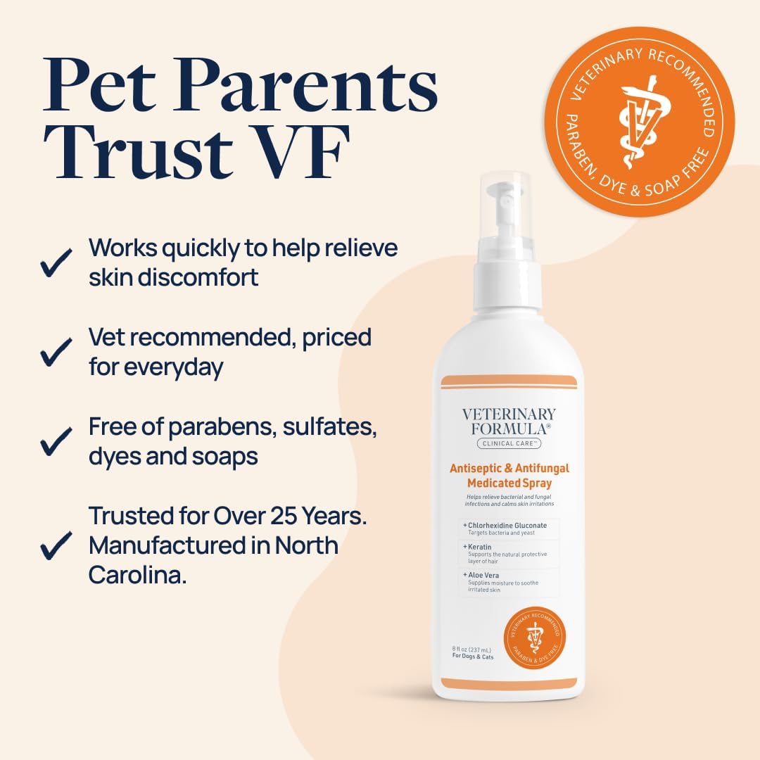Veterinary Formula Clinical Care Antiseptic & Antifungal Spray, 8 fl oz