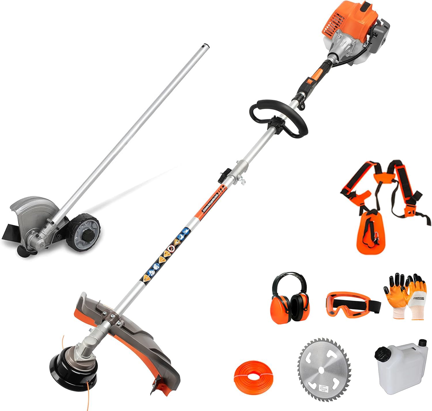 PROYAMA 26cc Gas Powered Weed Eater Wacker, String Trimmer, Brush Cutter