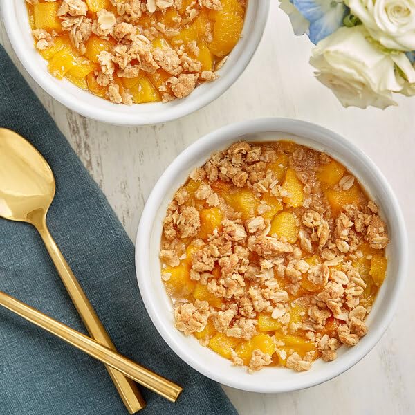 TableTop King #10 Can Diced Peaches in Light Syrup - 6/Case