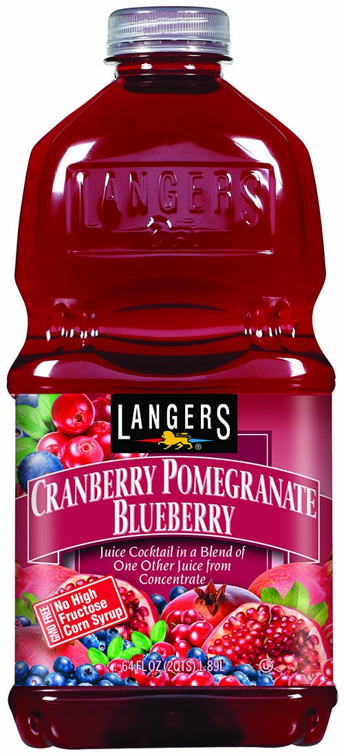 Langers Juice Cocktail, Pineapple Orange Guava, 15.2 Fl Oz (Pack of 12)