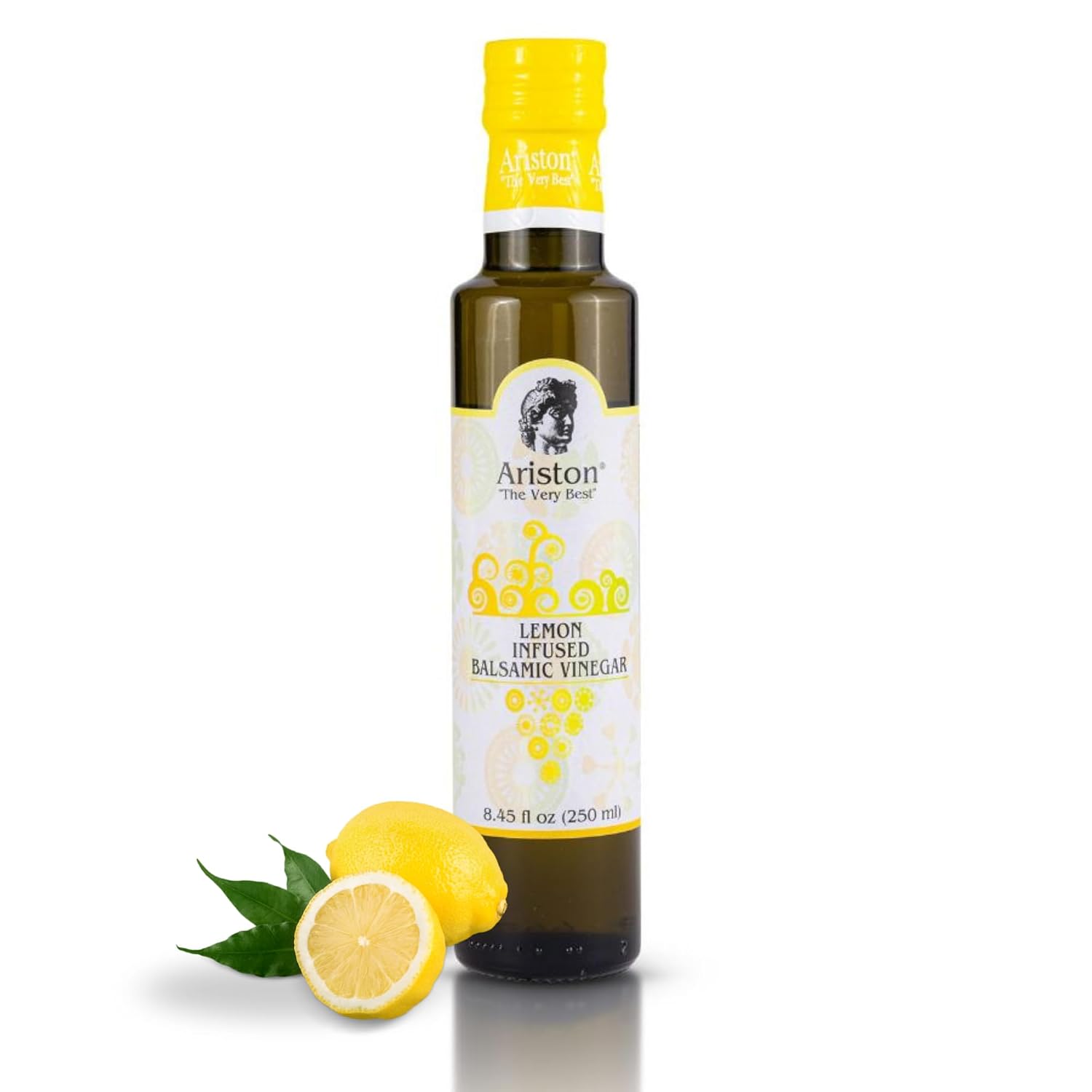 Ariston Aged Balsamic Vinegar of Modena, Traditional Flavored, 16.9 Fl Oz | Organic Gourmet Italian Vinegar, Oak Barrel Aged, Perfect for Salads, Pasta & Finishing Dishes, No Added Sugar, Vegan