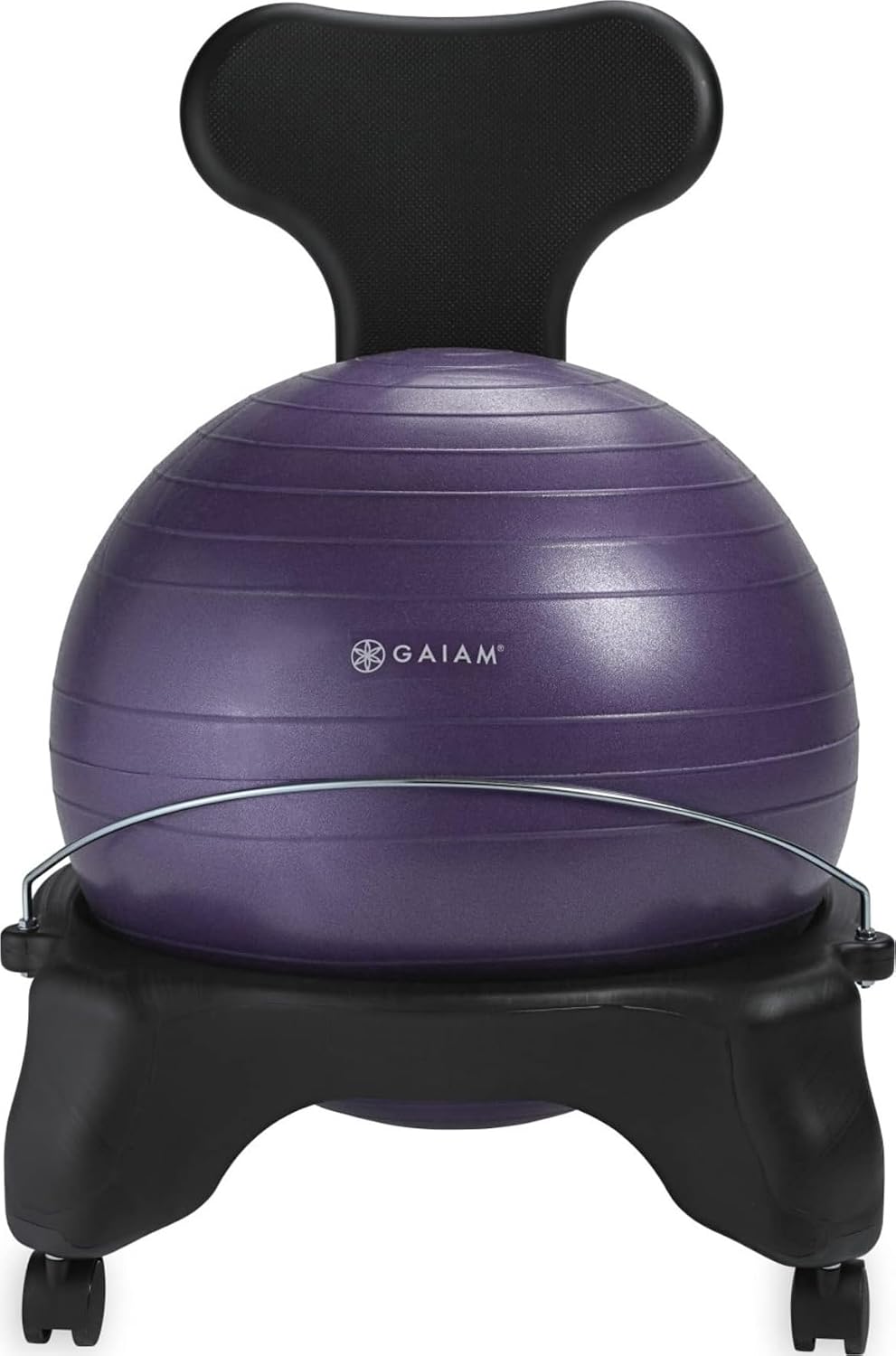Gaiam Ultimate Balance Ball Chair, Swivel Base, Home & Office