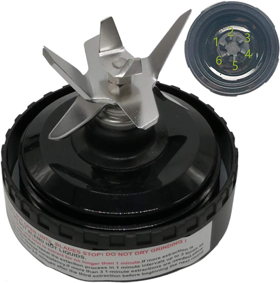 joystar 2 pcs replacement blade for 1500W Ninja Mega Kitchen System Blender/Food Processor with BL770A 30/ BL770 30/BL773CO 30/BL771 30/BL772 30 and