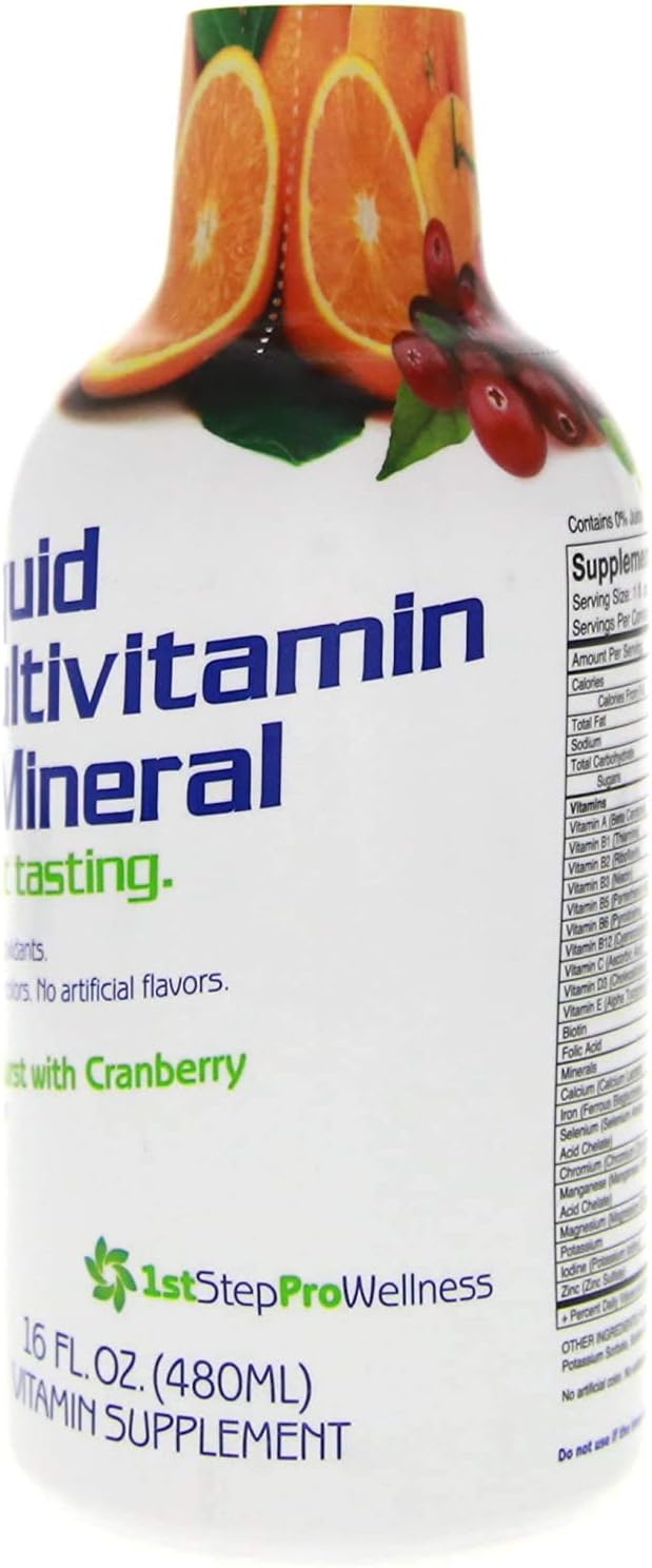 1st Step for Energy Liquid Multivitamin & Mineral Citrus Burst 16 fl oz (1 pt) 473 ml
