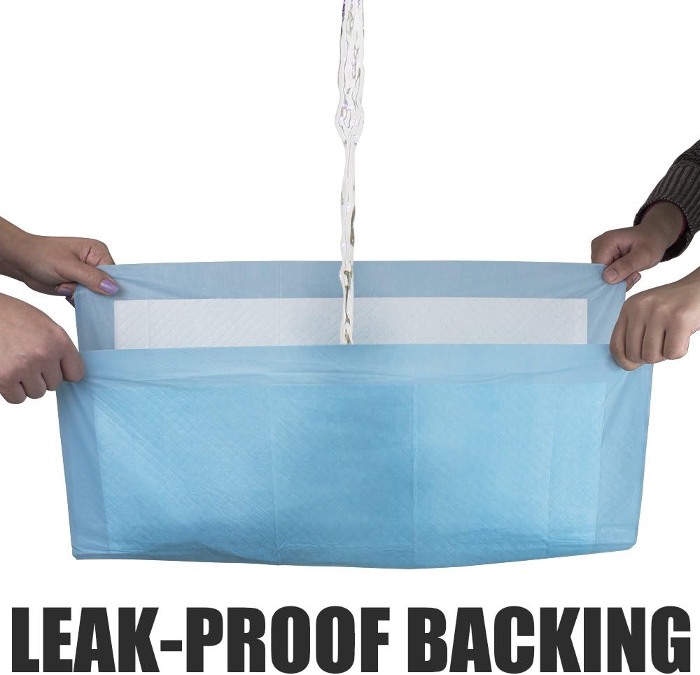 BV Puppy Pads Leak-Proof 100 Count 22"x 22" - Absorbent Pee Pads for Dogs with 6-Layer Design, Rapid Dry Sheet & Built-in Attractant - Dog Pad with Odor Control, Perfect for Puppies & Senior Dogs