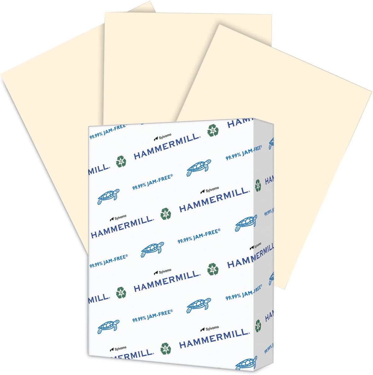 Hammermill Colored Paper, 20 lb Ivory Printer Paper, 8.5 x 11 - Made in the USA, Pastel Paper, 103176R - 1 Ream (500 Sheets)
