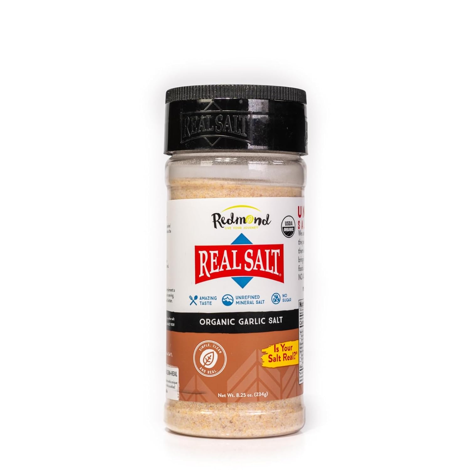 Redmond - Real Salt Seasoning, Natural Unrefined Gluten Free 8.25 Ounce