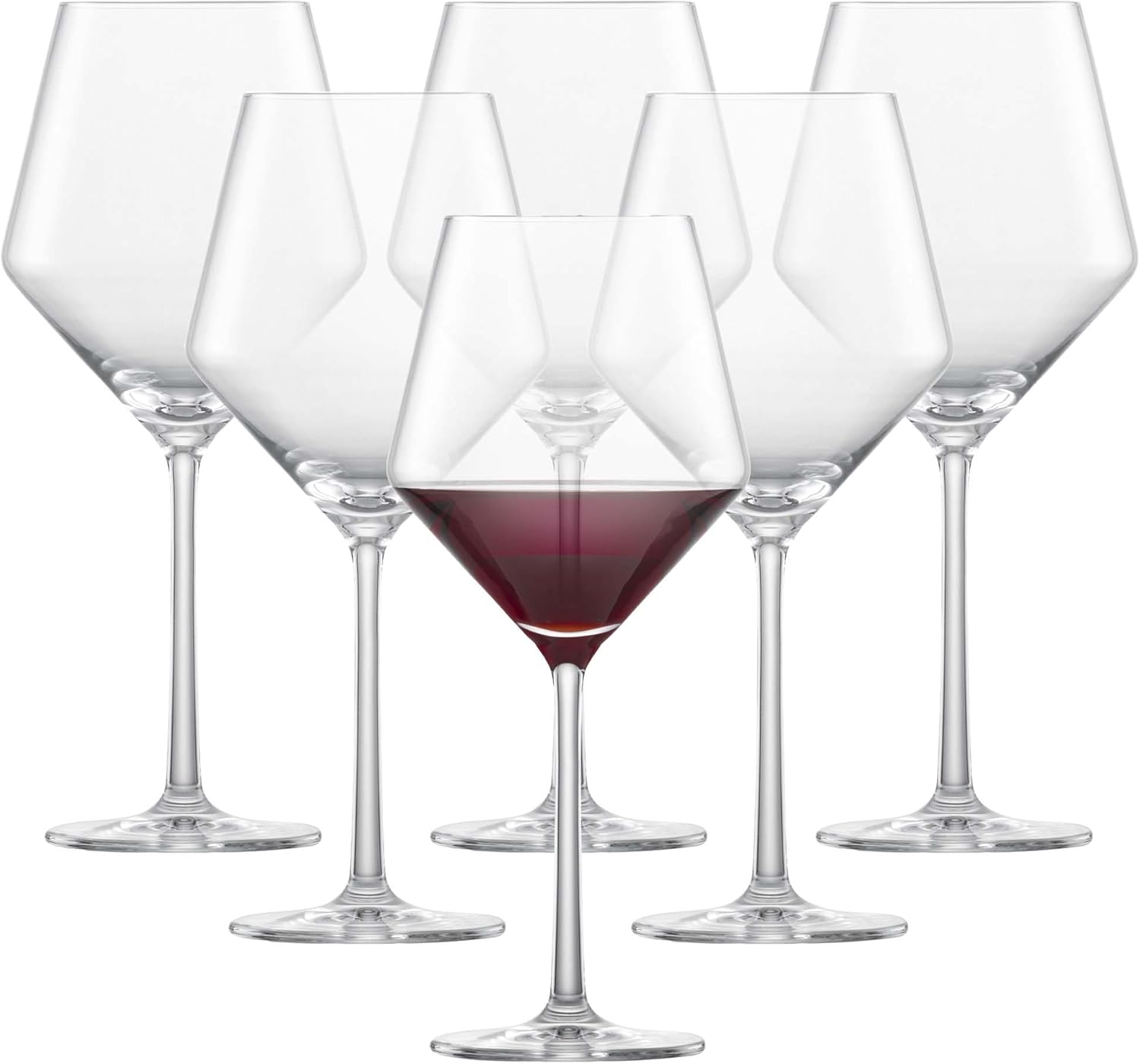 ZWIESEL GLAS Pure Beaujolais Red Wine Glasses (Set of 6), Wine Glasses for Red Wine, Dishwasher-Safe Machine-Made Tritan Crystal Glasses