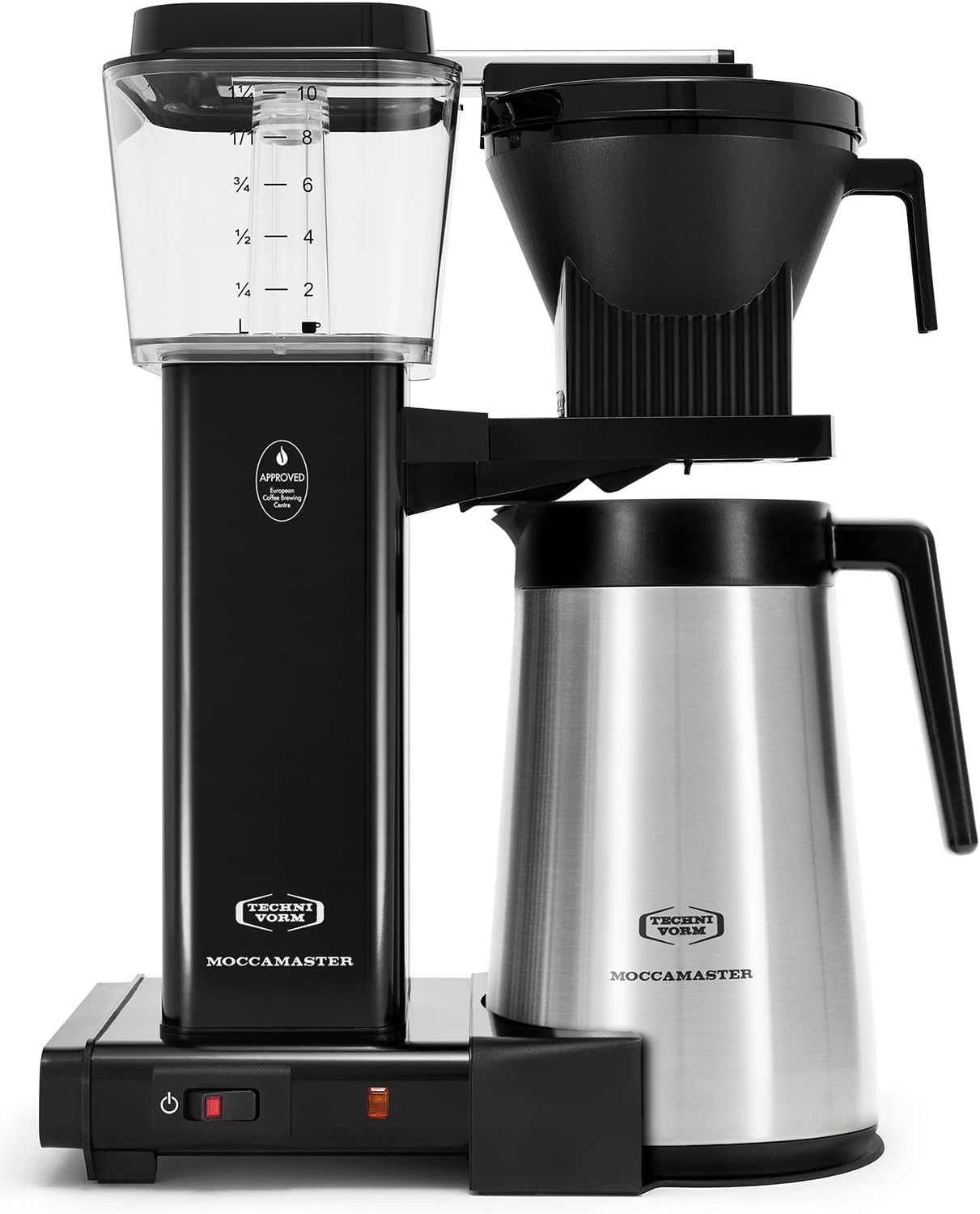 Technivorm Moccamaster 79317 KBGT thermal Carafe 10-Cup Coffee Maker 40 Ounce, Stone Grey 1.25l