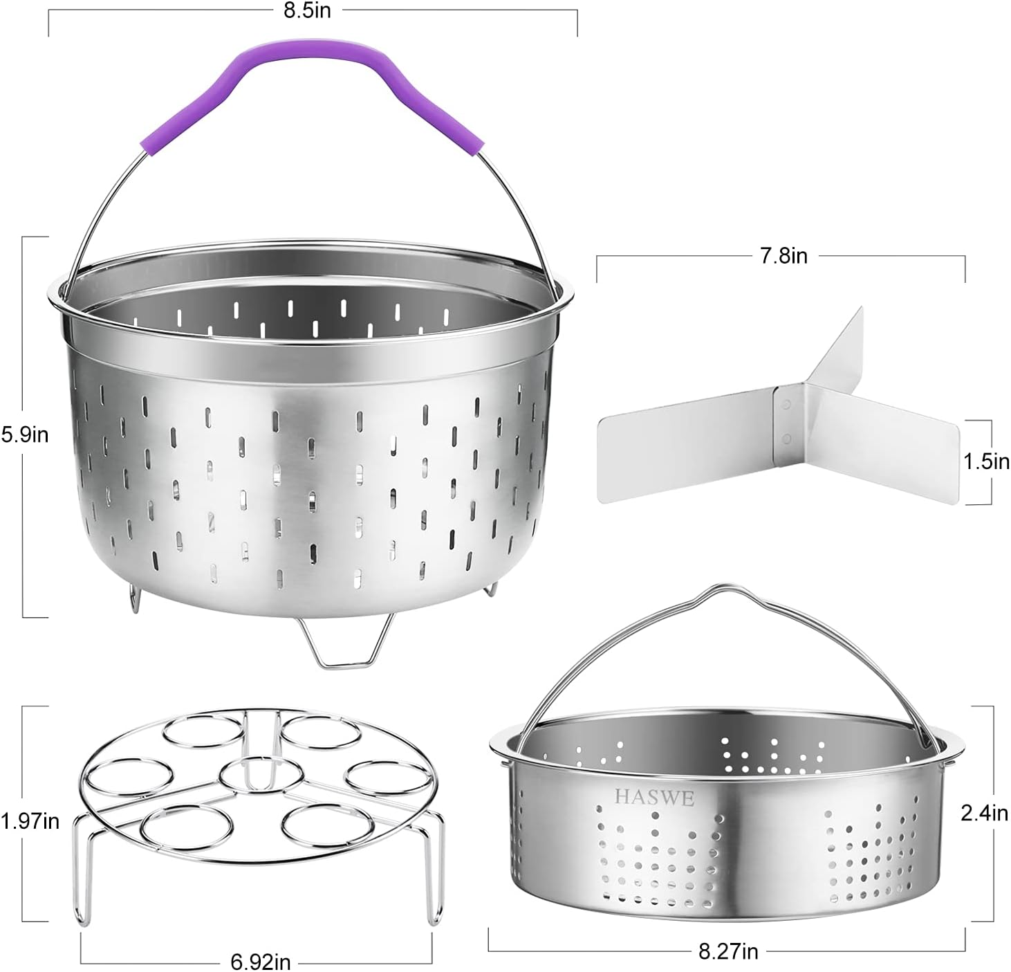 Steamer Basket for instant Pot Pressure Cooker