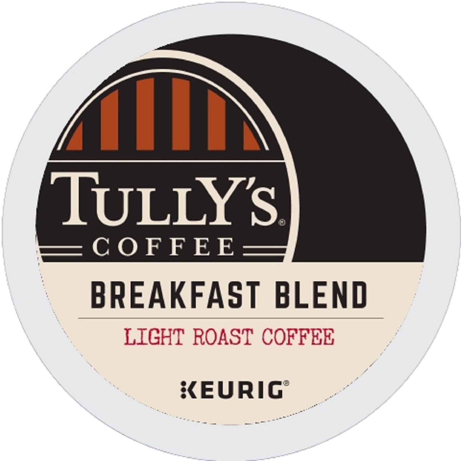 Tully's Coffee Hawaiian Blend Keurig Single-Serve K-Cup Pods, Medium Roast Coffee, 96 Count