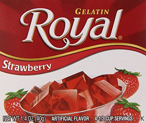 Royal Gelatin, Fat Free Dessert Mix, Lime (12 - 1.4 Ounce Boxes) (Pack of 12)