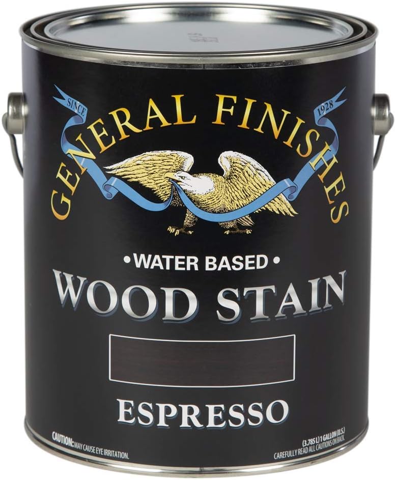 General Finishes Water Based Wood Stain, 1 Quart, Antique Oak