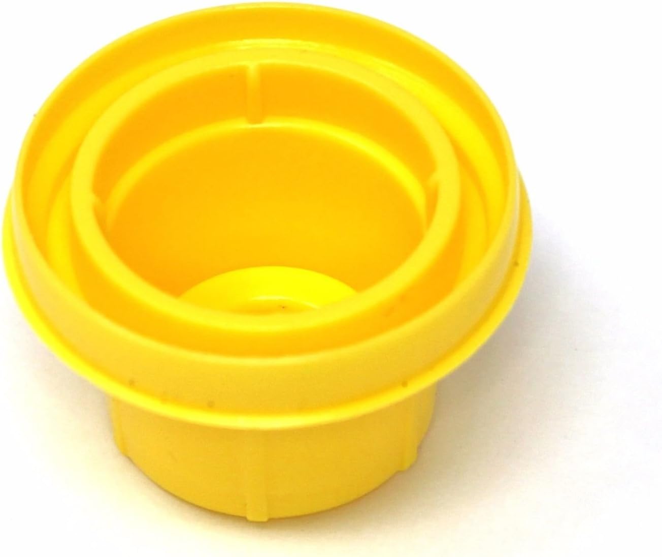 10 Pack Replacement YELLOW SPOUT CAPS Top Hat Style fits # 900302 900092 BLITZ Gas Can Spout Cap fits self venting gas can Aftermarket (SPOUTS NOT