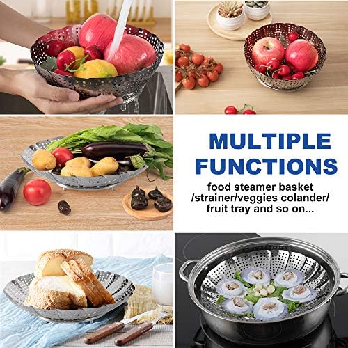 Steamer Basket Stainless Steel Instant Pot Accessories for Food and Vegetable
