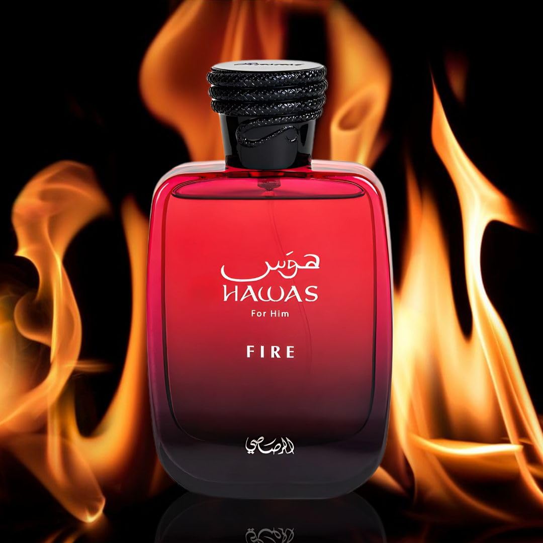 Rasasi Hawas For Men Eau De Parfum Spray 100ML (3.4 Oz) - Long Lasting Arabian Perfume, Premium Perfume Men, Ideal for Special Occasions & Daily Elegance, A Bold and Captivating Fragrance