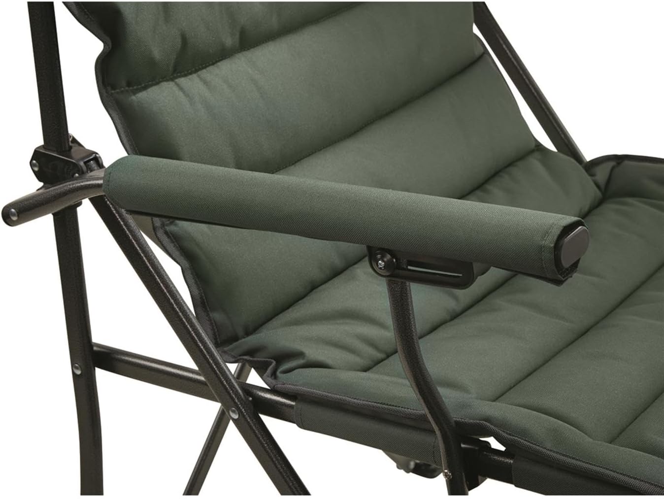 Guide Gear Oversized XL Comfort Padded Mammoth Camping Chair; Includes Carry Bag, Portable, Folding, Large Camp Lounge Chairs for Outdoor, Adults, Men and Women, Heavy-Duty 500-Pound Capacity Green