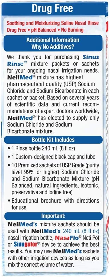 Sinus Rinse Adult Bottle Kit 8 Oz