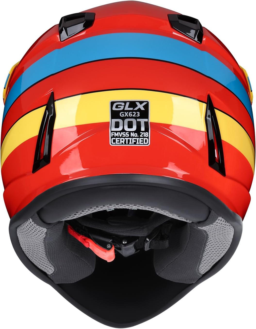 GLX GX623 Youth ATV & Dirt Bike Helmet Combo, DOT | Adult-Level Safety for Kids: Premium, full-grown protection engineered into a comfortable, youth-sized package