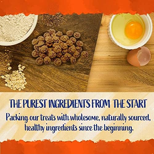 Blue Dog Bakery Natural Dog Treats, Doggie Paws, Maple Bacon Flavor, 16.2oz (1 Count) | Crunchy Oven-Baked Dog Treat Biscuits, Maple Bacon Flavor, Made with Real Premium Wholesome Ingredients in the USA
