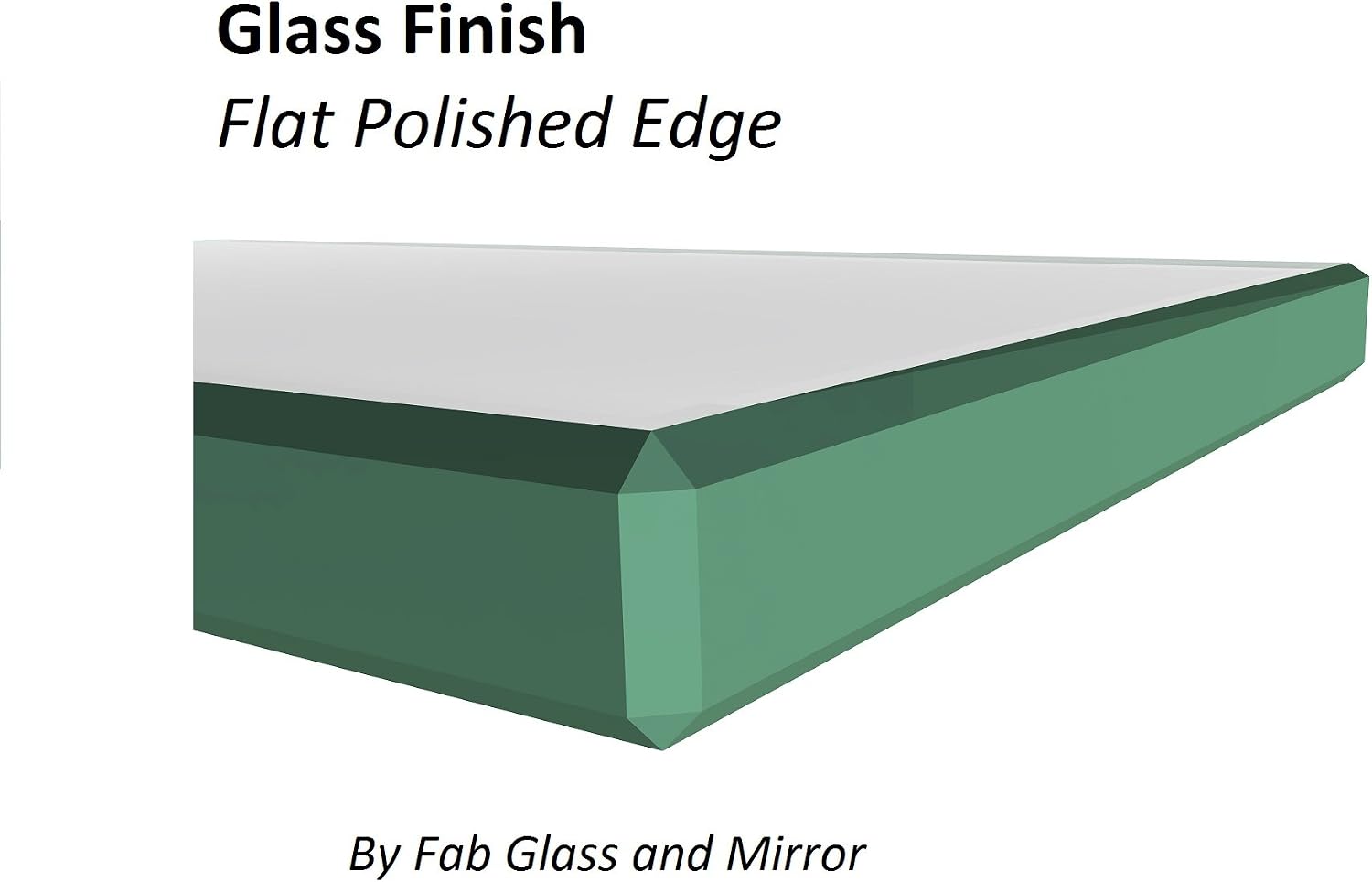 Clear Tempered Glass Table Top 22 Inch Square Flat Polished Edge with 1/4 Inch Thickness for Dining, Coffee or Side Tables by Fab Glass and Mirror