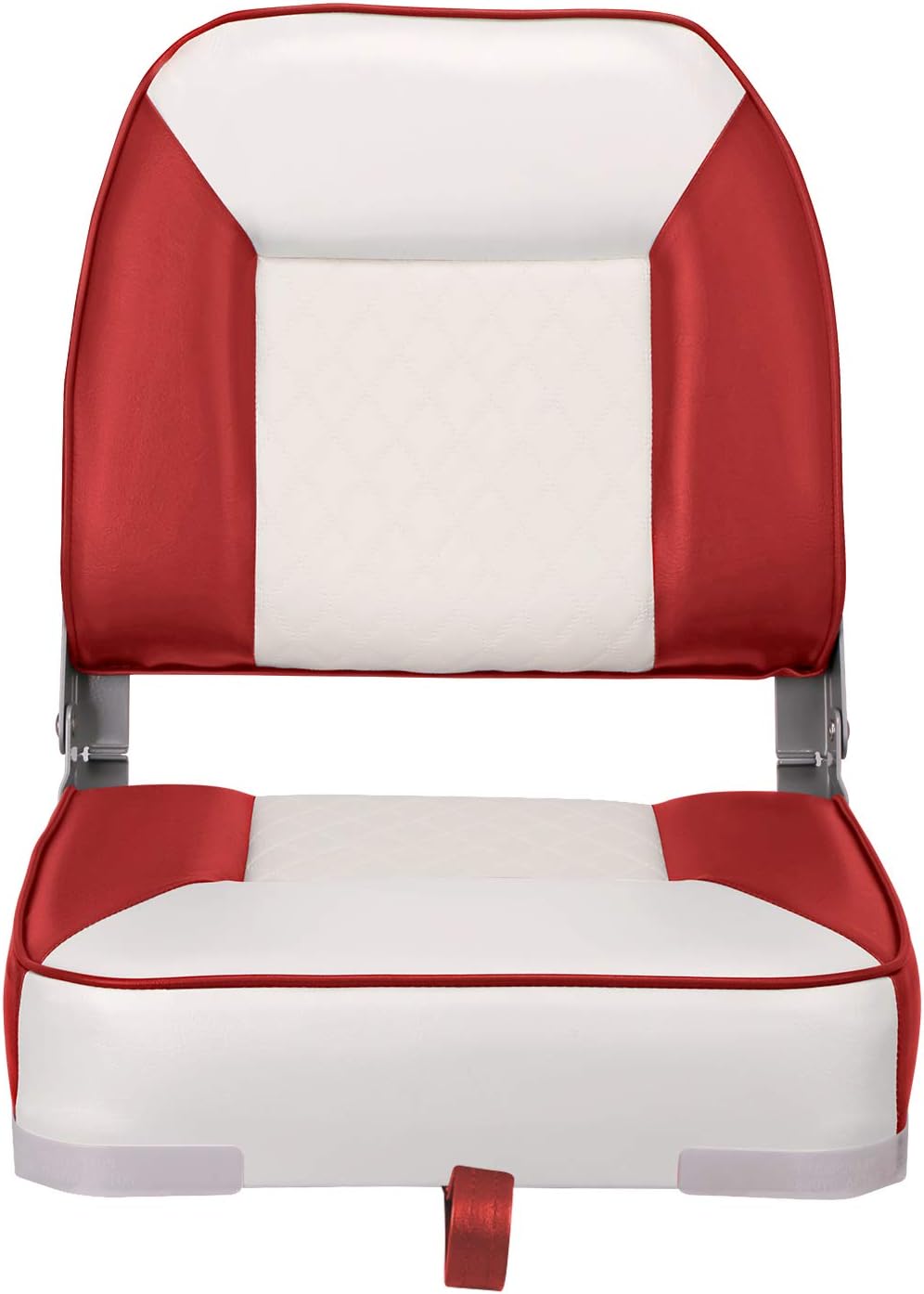 XGEAR Fold-Down Boat Seat, Low Back Fishing Boat Chair