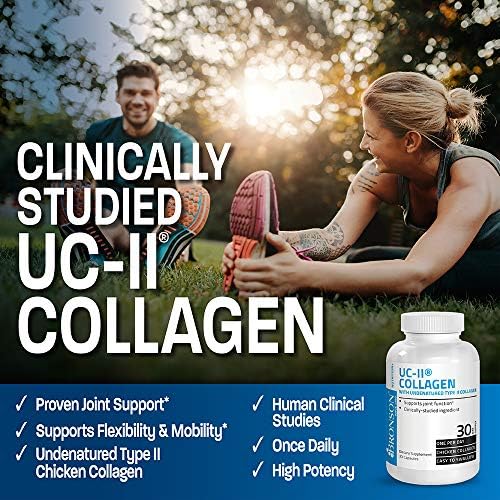 Bronson UC-II Type II Collagen with Undenatured Type 2 Collagen, 30 Capsules