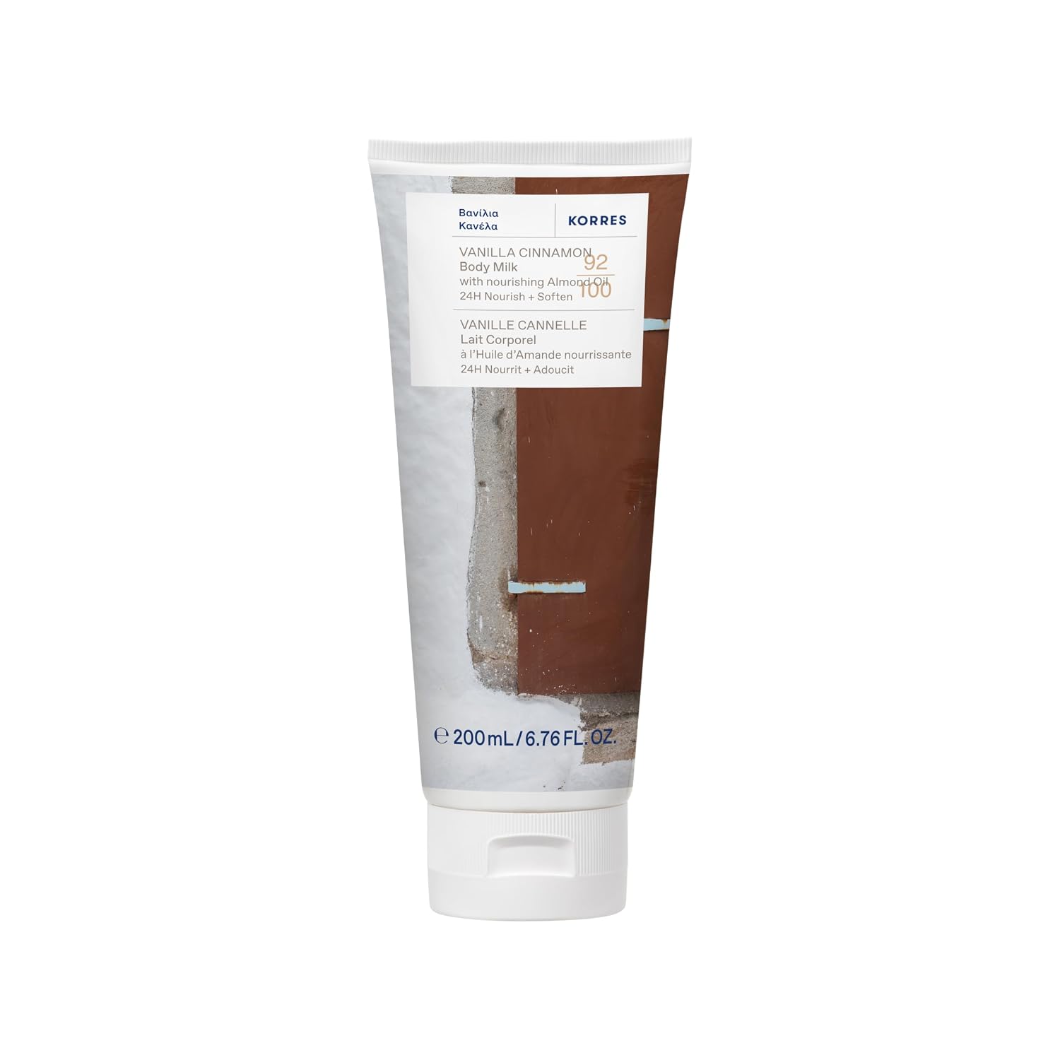 KORRES Olive Blossom Body Milk, Hydrating Lotion, 6.76 Fl Oz | With Aloe Extract, Greek Almond Oil & Provitamin B5; vegan, silicone- and paraben-free; one of 12 KORRES Body Milk scents.