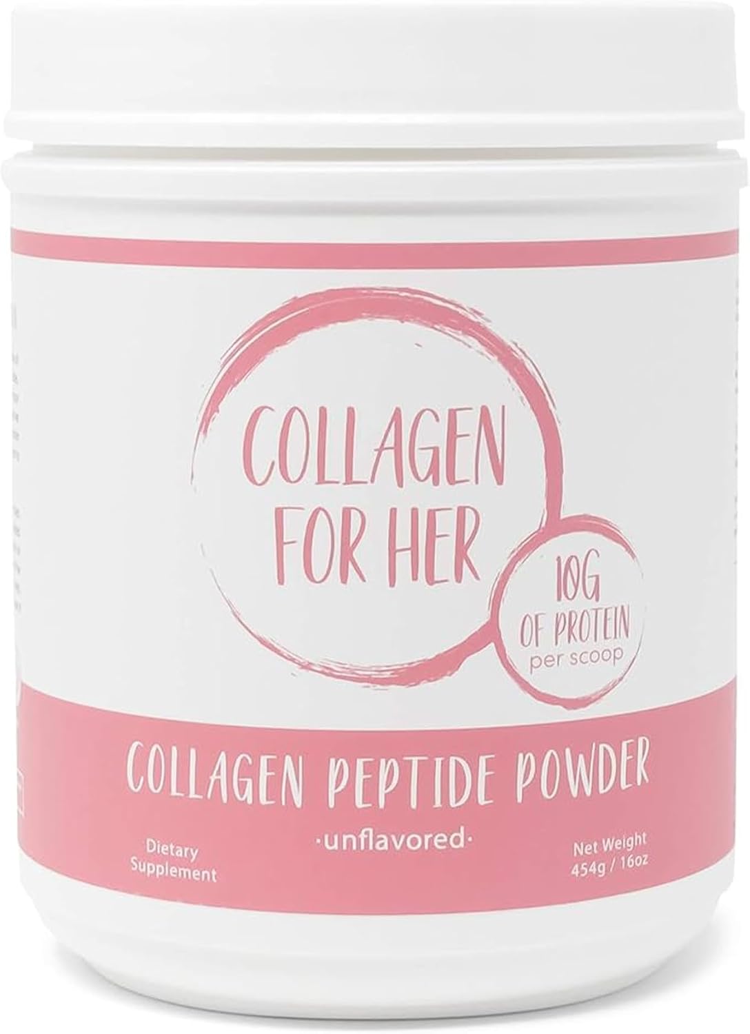 Collagen For Her Hydrolyzed Collagen Peptides, Grass Fed Bovine
