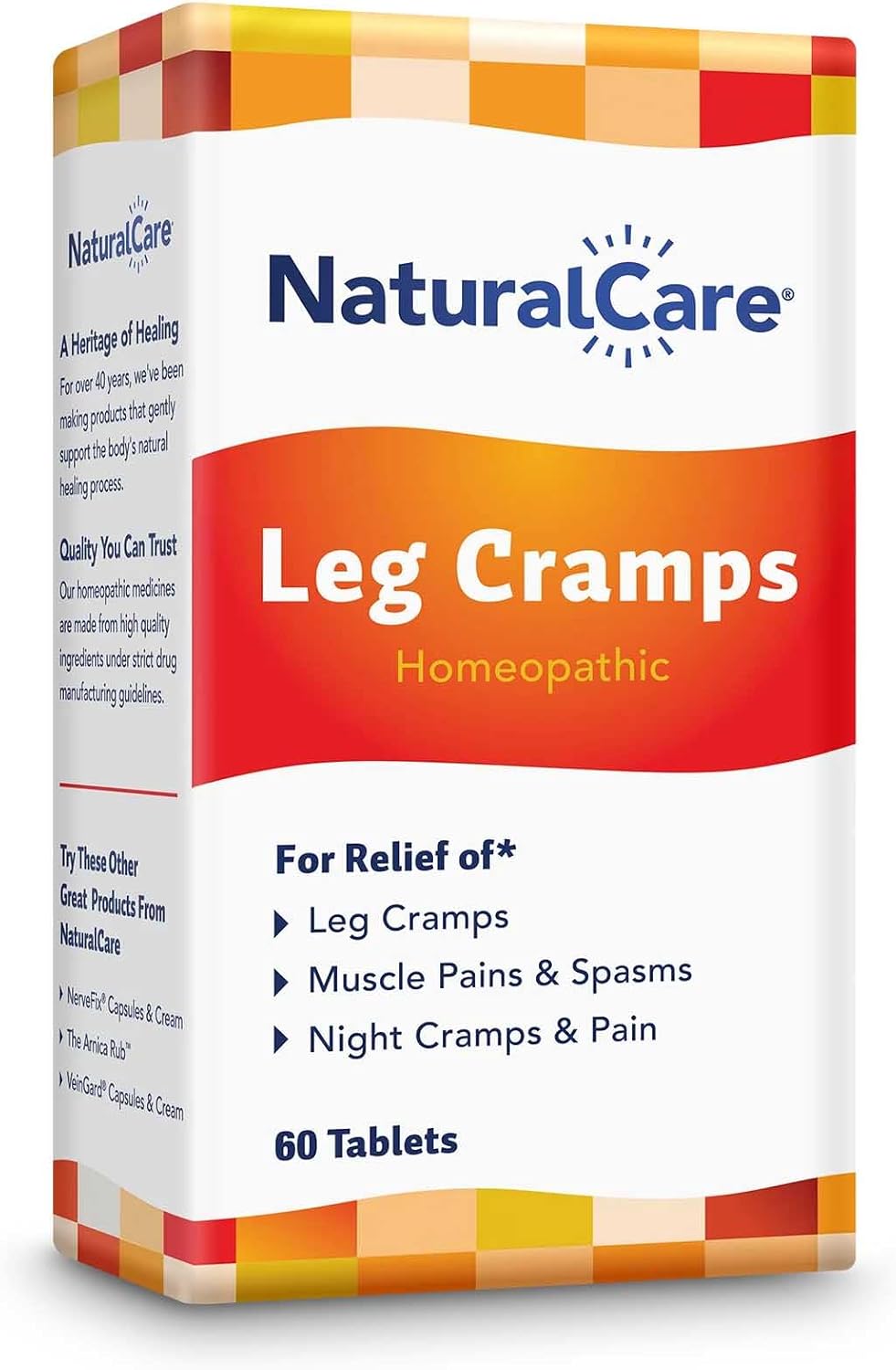 NaturalCare Leg Cramps, Homeopathic Tablets, 60ct | May Provide Support for Leg, Calf & Foot Cramps, Muscle Spasms & Pain