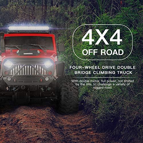 GoolRC WLtoys 104311 RC Car, 1/10 Scale 4WD 2.4Ghz Remote Control Car, Brushed Motor Off-Road Crawler Car RTR for and Adults