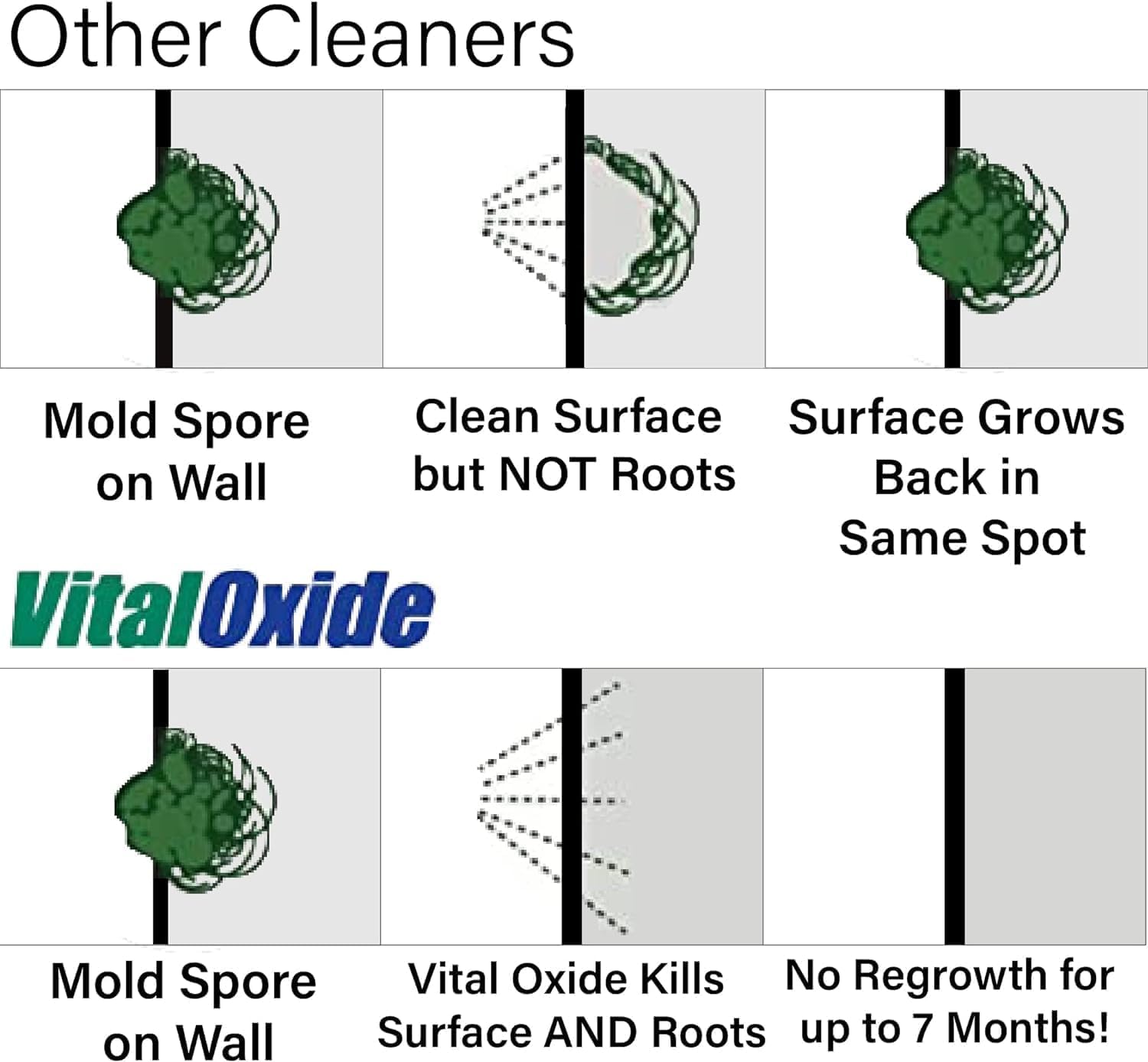 Vital Oxide Disinfectant, Deodorizer, Cleaner, Food-Contact Sanitizer, Virucide – (EPA registration #82972-1) – Kills Mold & Mildew, Eliminates Odors -1 Gallon | EPA registration 82972-1, disinfectant, deodorizer, cleaner, food-contact sanitizer and viru…