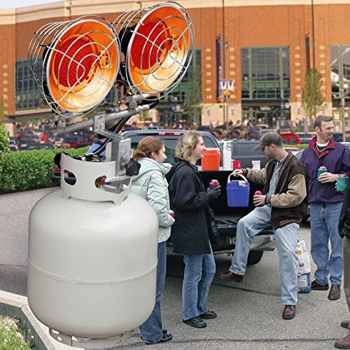 Avenger Infra-Red Tank Top Propane Heater - Dual Burner, 30,000 BTU - Model# FBDTP30