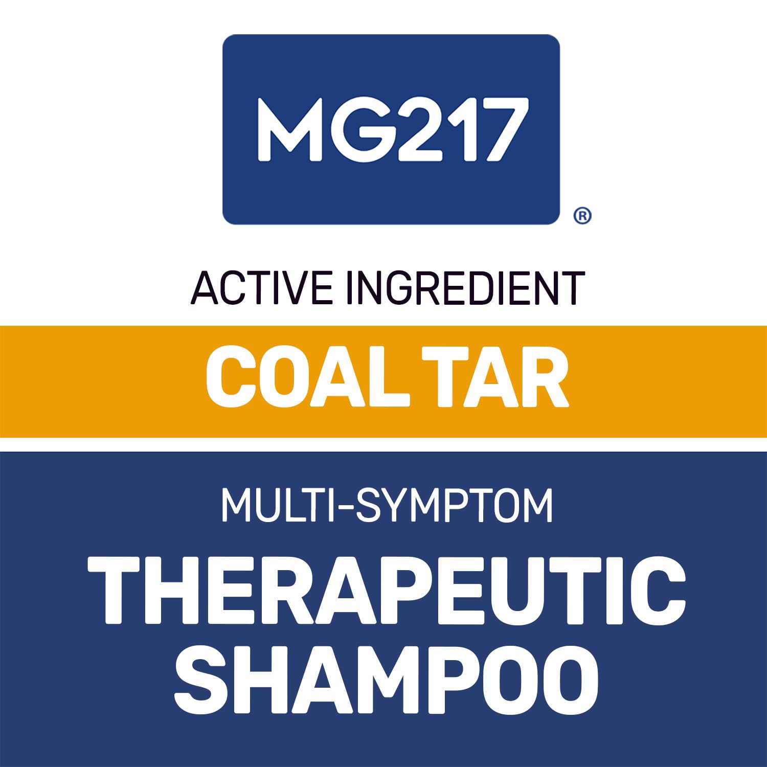 MG217 Psoriasis Medicated Conditioning 3% Coal Tar Shampoo 8 Fl Oz