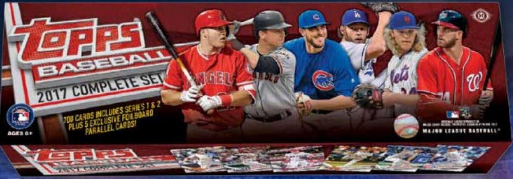 2017 Topps Complete Hobby Baseball Factory Set of 700 Cards (+5 Bonus Parallel Cards)