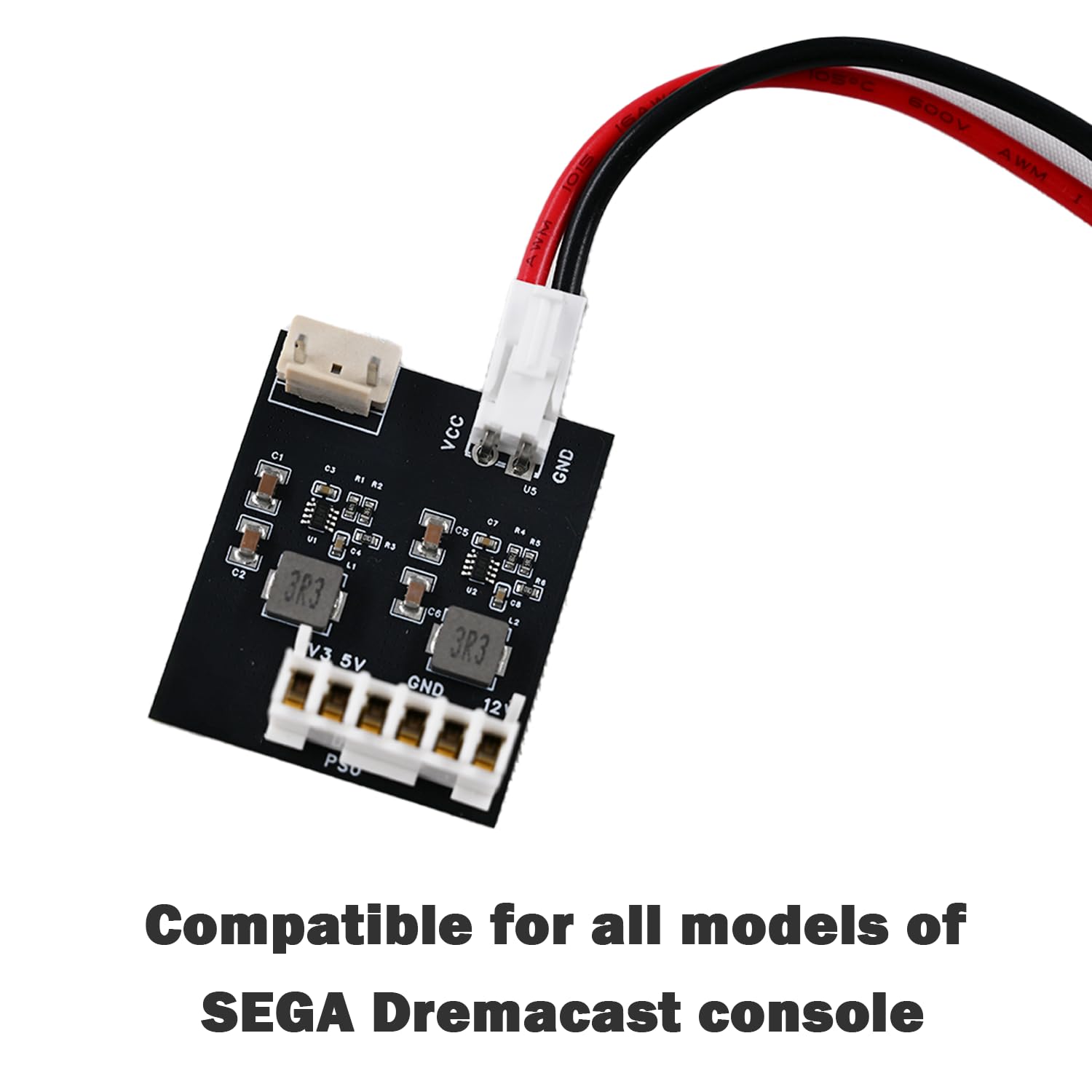 Type-C PSU 12V Power Board Compatible with SEGA Dreamcast Game Console Power Supply Replacement For DC DreamPSU Power Supply Board