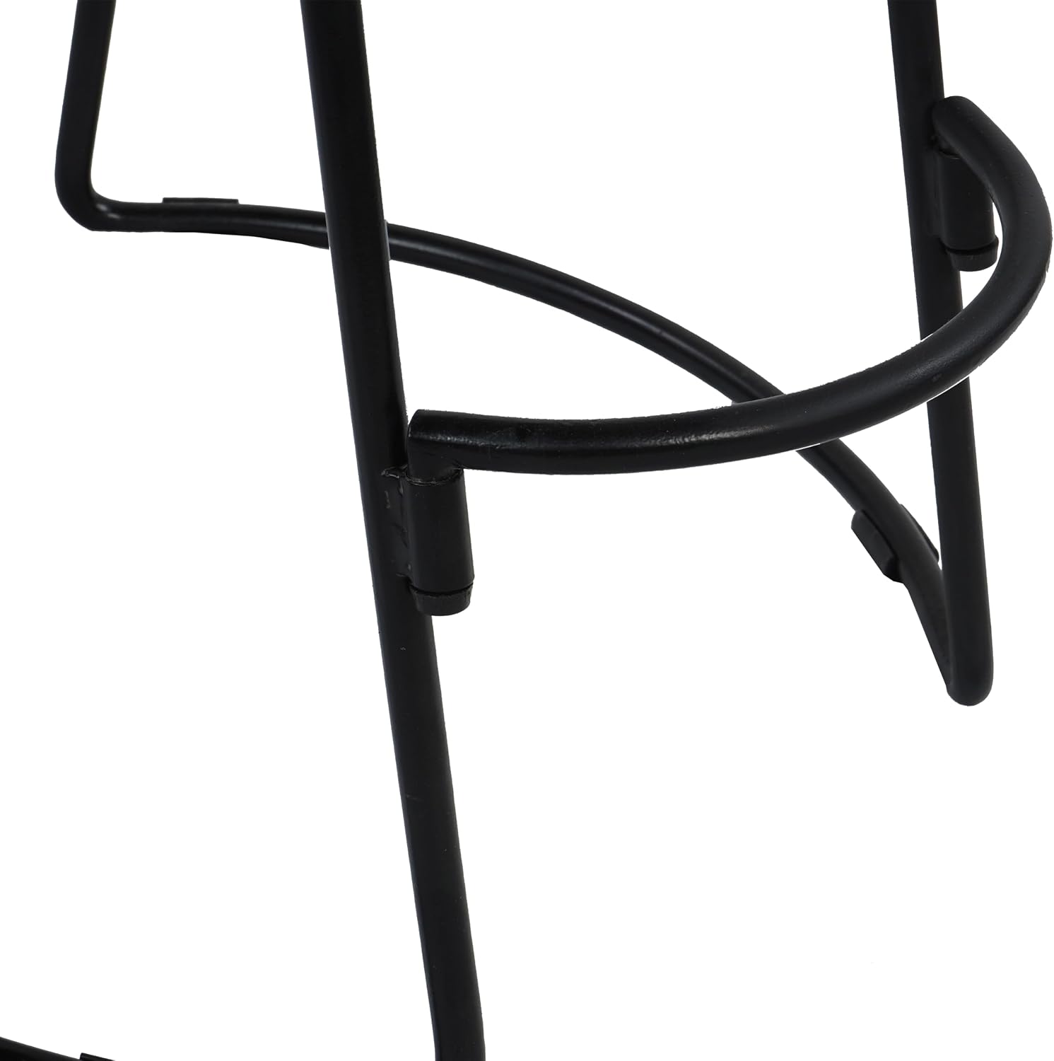 The Urban Port 24 Inch Wooden Saddle Seat Barstool