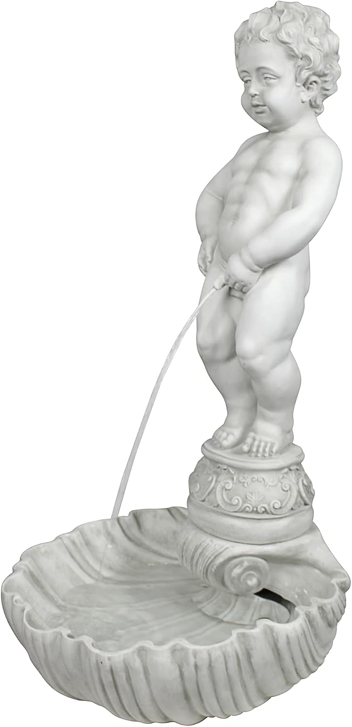 MANNEKEN PIS BOY PIPED STATUE