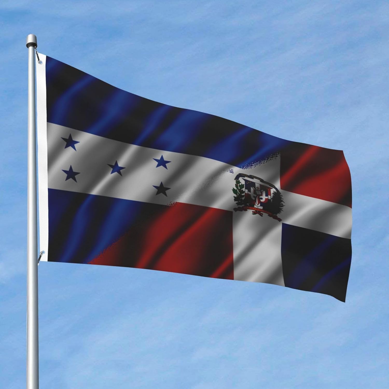 Nicaraguan Nicaragua And American Usa Flag 2x3 Ft Flags Double-Sided Printing Outdoor Indoor Decoration Country Flag 2x3 Foot Polyester Banner