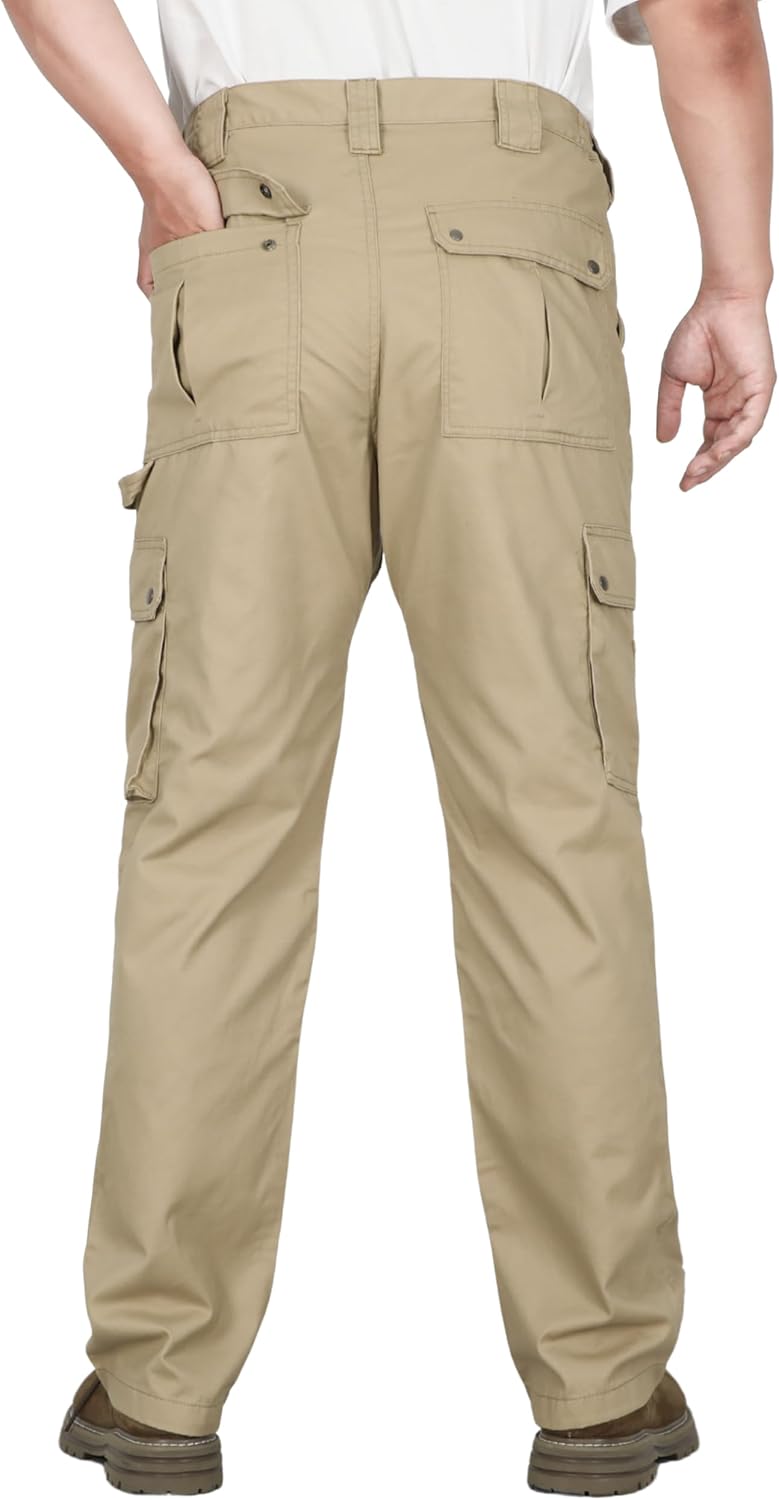 TICOMELA FR Pants for Men 7.5oz Lightweight (9 Pockets) Multi-Pocket 100% C