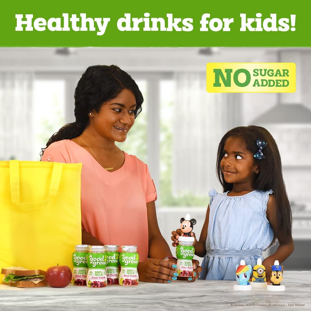 good2grow 100% Apple Juice & Fruit Punch Juice for Kids, 6 fl oz, 24 Pack