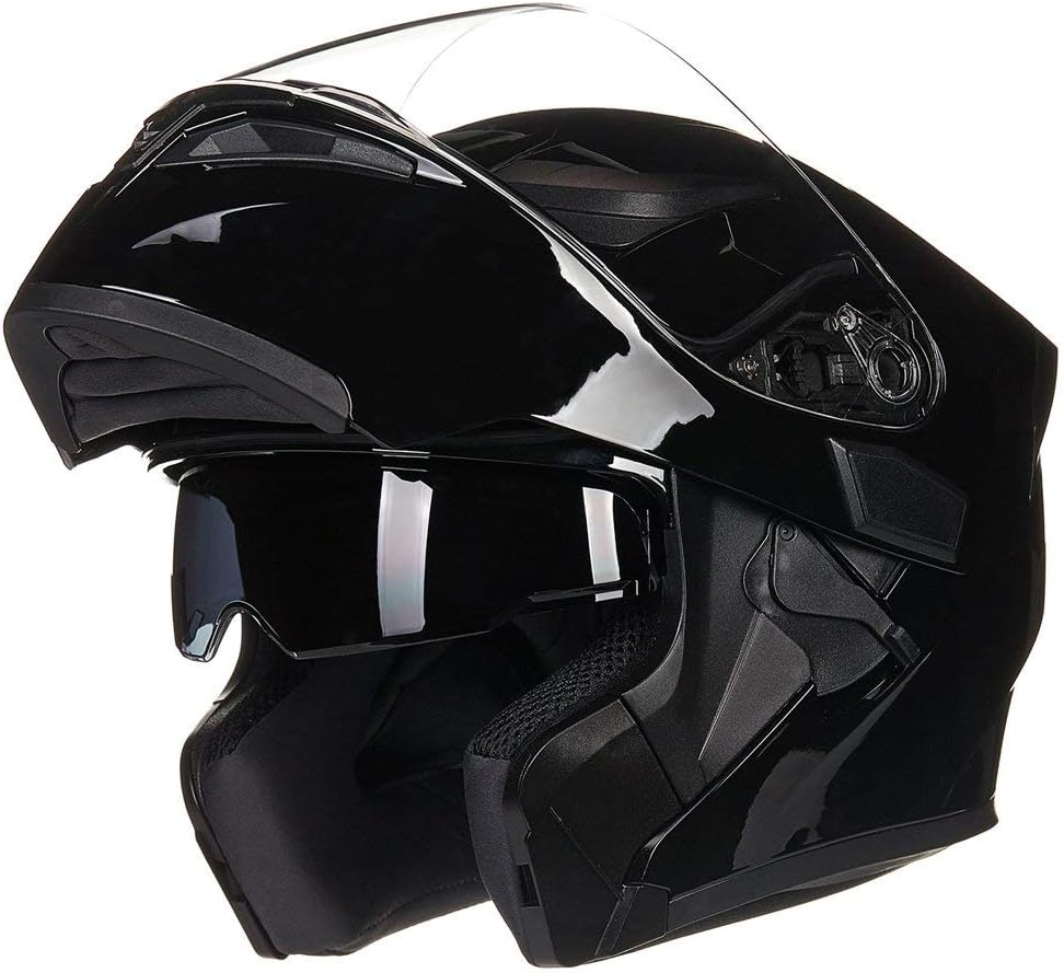 ILM Motorcycle Dual Visor Flip up Modular Full Face Helmet DOT Model 902/902L