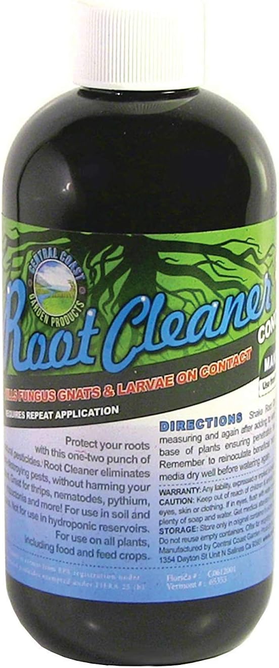 Root Cleaner - Soil Gnat, Fungus and Pathogen Killer (8 Ounce)